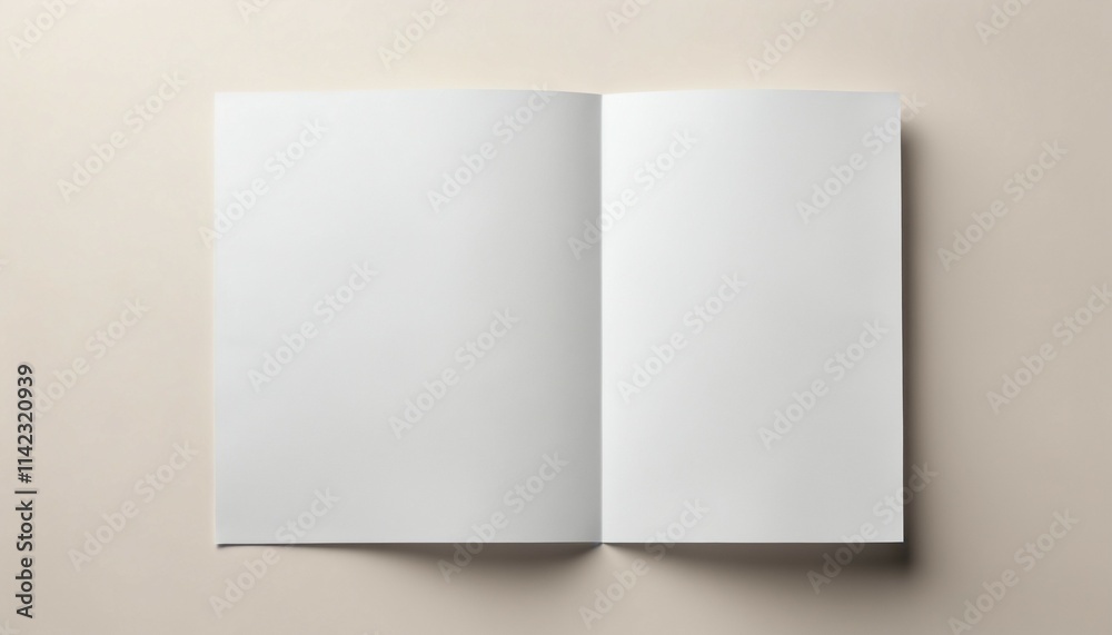 Top view of white paper with neutral gradient copy space Top view of white paper with neutral gradient copy space