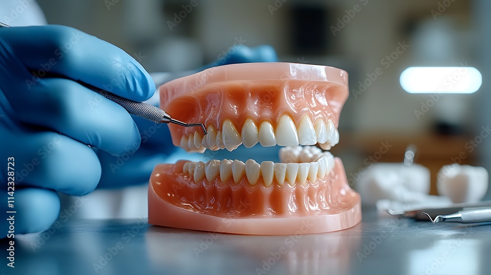 Dental Model Examination Using Precision Tools Dental Model Examination Using Precision Tools