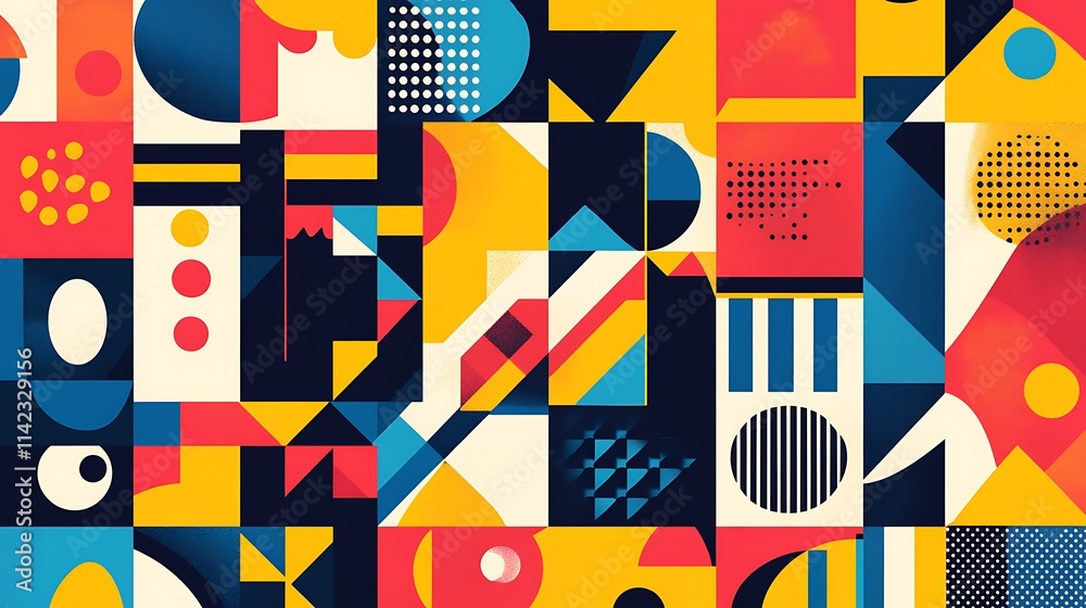 Abstract geometric pattern with vibrant colors and shapes. (16) Abstract geometric pattern with vibrant colors and shapes. (16)