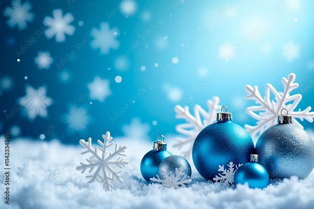 a blue background with christmas decorations and a blue background with a blue background a blue background with christmas decorations and a blue background with a blue background