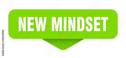 NEW MINDSET button, banner