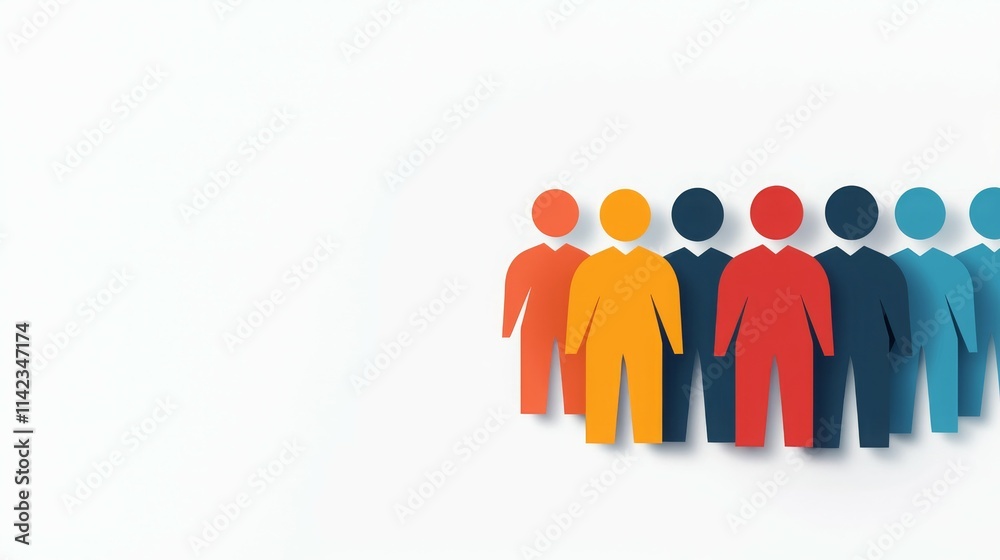 A colorful group of stylized human figures representing diversity and community. A colorful group of stylized human figures representing diversity and community.