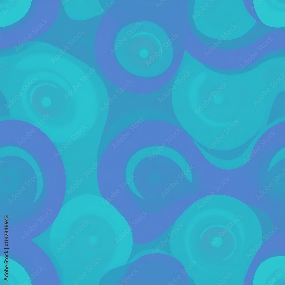 Abstract Aqua Swirls: A mesmerizing pattern of swirling aqua and purple circles, creating a seamless and captivating visual experience. Abstract Aqua Swirls: A mesmerizing pattern of swirling aqua and purple circles, creating a seamless and captivating visual experience.