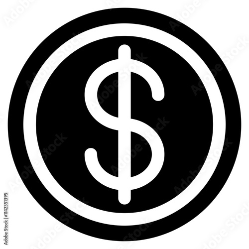 Money icon element for design