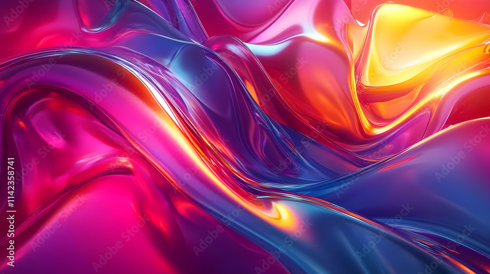 Abstract 3D Liquid Wave Background Abstract 3D Liquid Wave Background