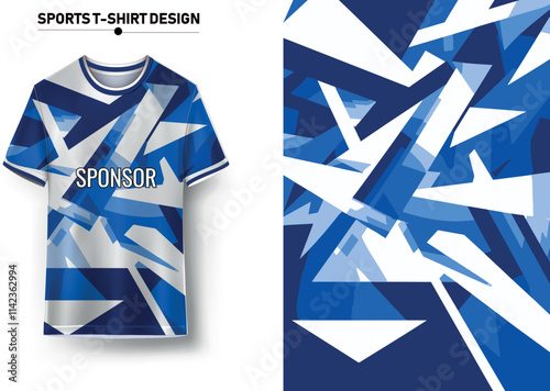 Sports jersey and background Design