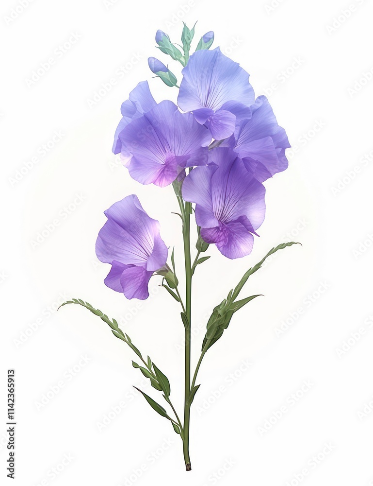 flowers isolated on white flowers isolated on white