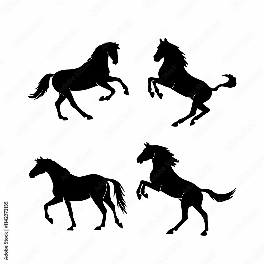 a black and white picture of horses and horses. a black and white picture of horses and horses.
