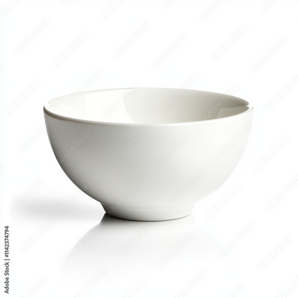 A minimalistic white bowl on a reflective surface, perfect for showcasing culinary creations or serving delicious meals. A minimalistic white bowl on a reflective surface, perfect for showcasing culinary creations or serving delicious meals.