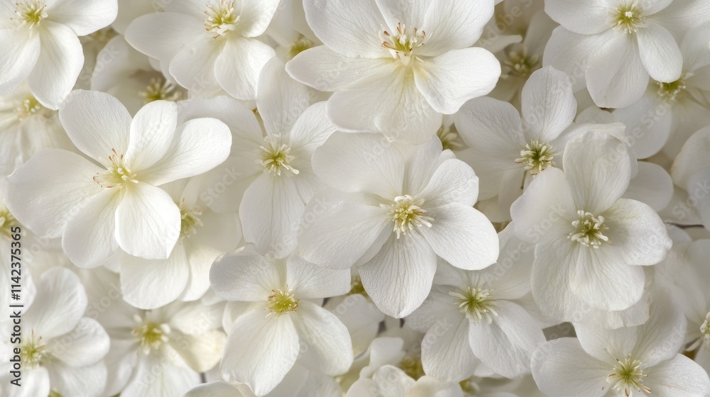 Close-up of white hepatica flowers Close-up of white hepatica flowers