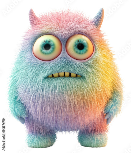 PNG Monster illustration colorful creature.