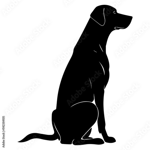 black and white dog vector graphics photo