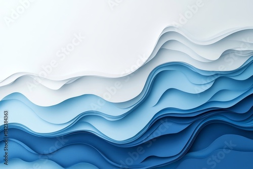 Wallpaper Mural Blue white color gradient sphere moon rise on black background smooth grainy texture abstract design, Generative AI Torontodigital.ca