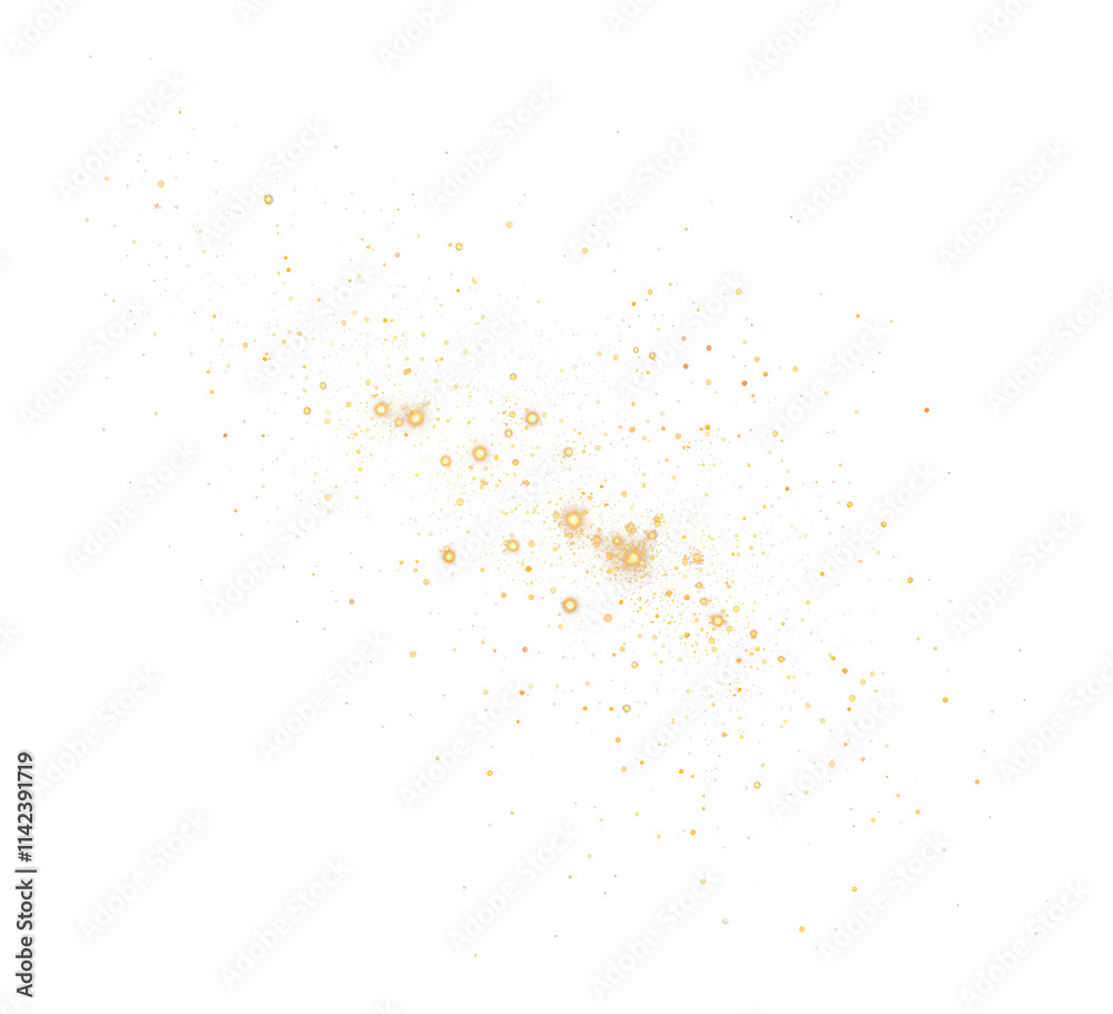 PNG A vector glowing gold light effect illustration night stars. PNG A vector glowing gold light effect illustration night stars.