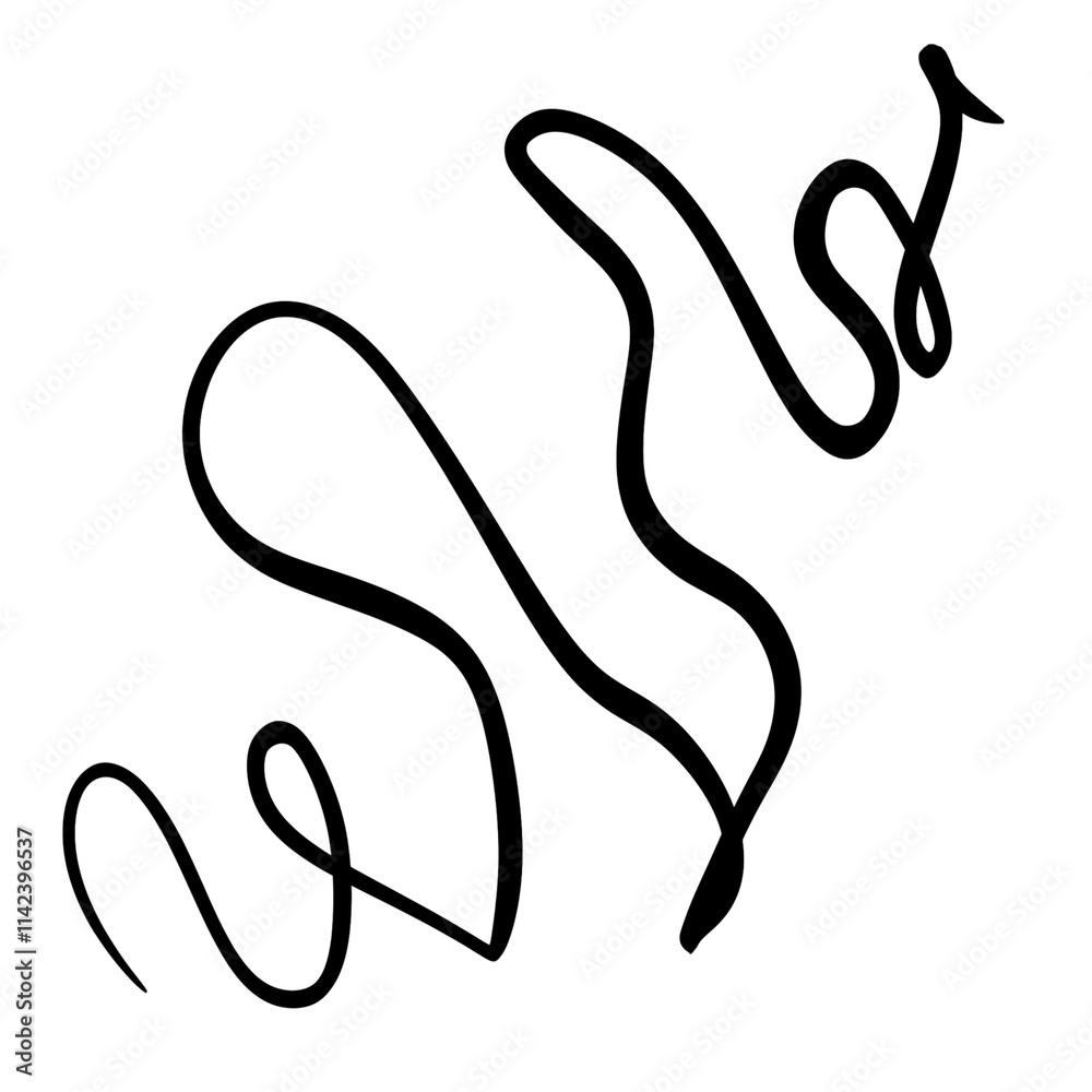 Hand drawn line line doodle curve spiral line Hand drawn line line doodle curve spiral line