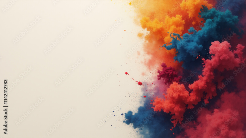 Abstract white background. Generative ai. Abstract white background. Generative ai.