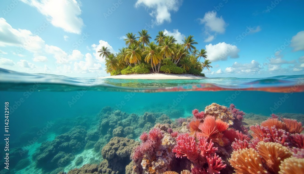 Island Ocean Sea Tropical Nature Crystal Water Coral Discovery Island Ocean Sea Tropical Nature Crystal Water Coral Discovery