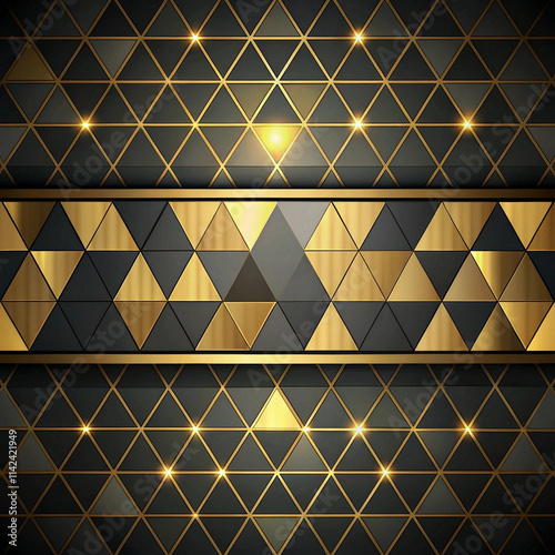 abstract background with gold pattern