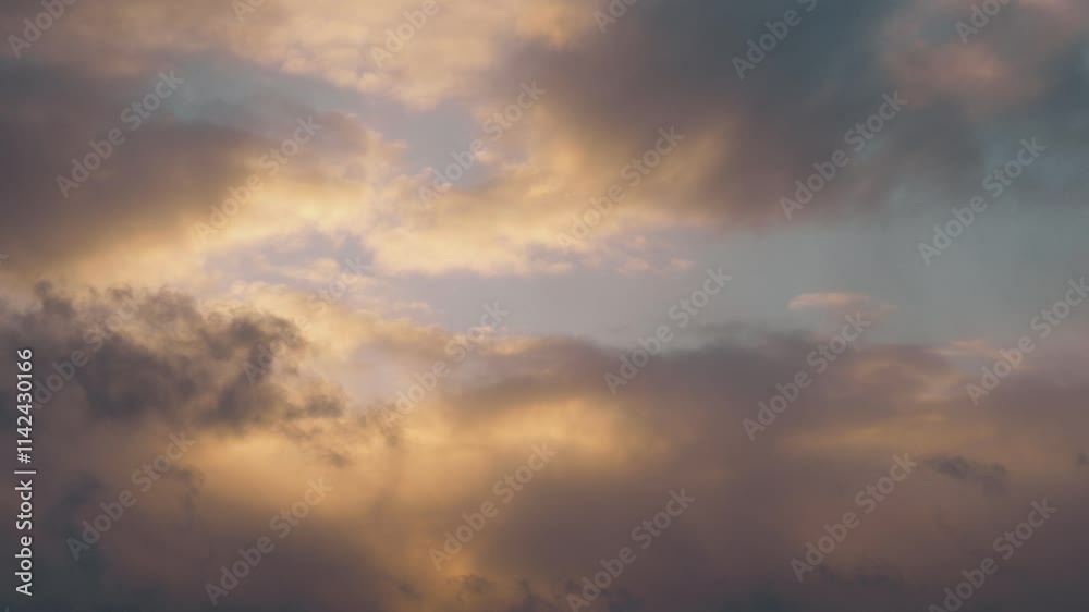 雪雲の夕日 雪雲の夕日