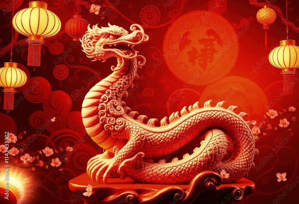 Chinese New Year Dragon Statue - Snake Statue
- Chinese Perfect Background - Perfect Any Project Chinese New Year Dragon Statue - Snake Statue
- Chinese Perfect Background - Perfect Any Project
