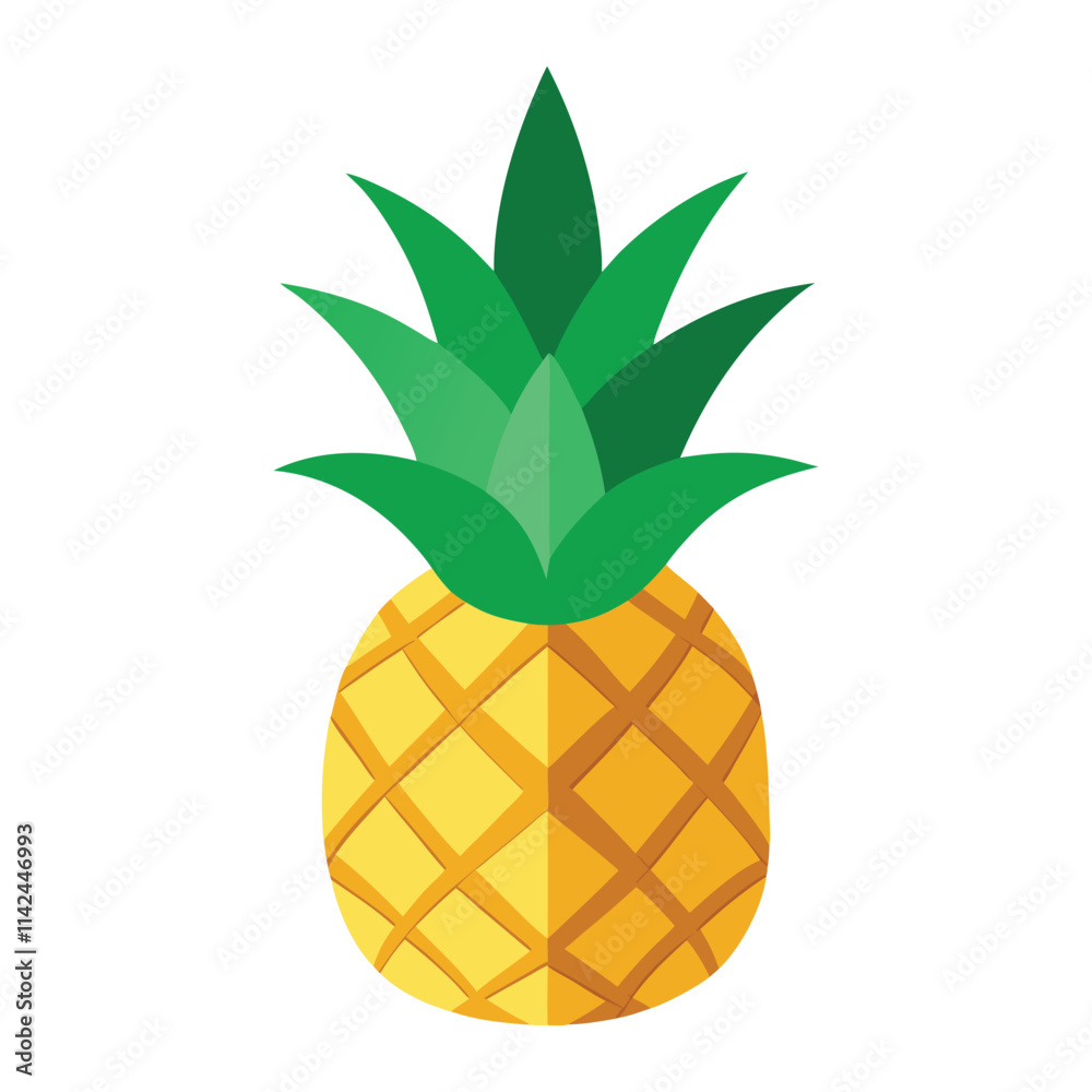 vector of Pineapple Plant (Ananas comosus) design, labeled vector art, linocut silhouette illustration. vector of Pineapple Plant (Ananas comosus) design, labeled vector art, linocut silhouette illustration.