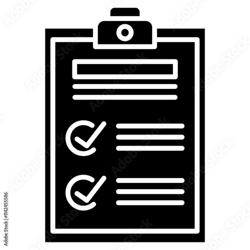 Assessment icon element for design photo