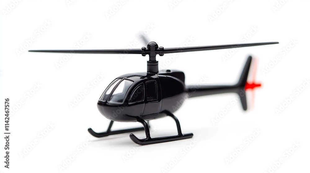 Isolated Toy Helicopter Rotor System on White Background Isolated Toy Helicopter Rotor System on White Background