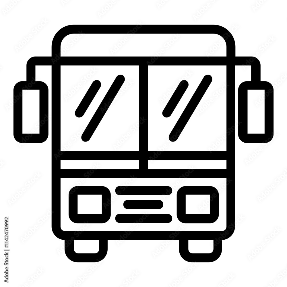 school bus icon school bus icon