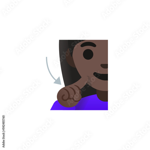 Person with Finger on Chin Emoji  
