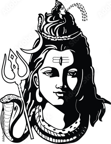 Hindu supreme god kailasa shiva, lord of hindu religion