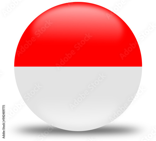 circle indonesia 3d flag. Free Download circle indonesia 3d flag. - GFXLoad