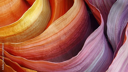 Abstract Sandstone Texture in Antelope Canyon Arizona Landscape