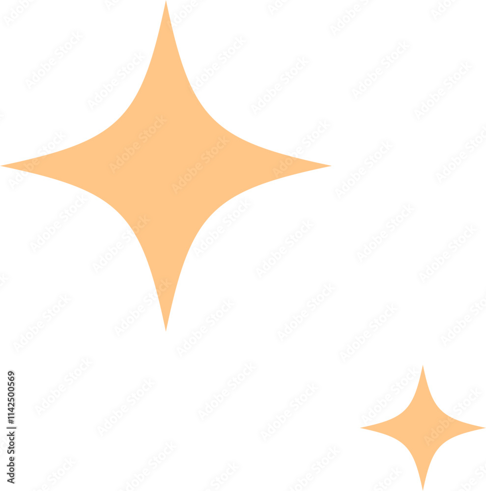 Obraz premium 반짝이는 효과 아이콘