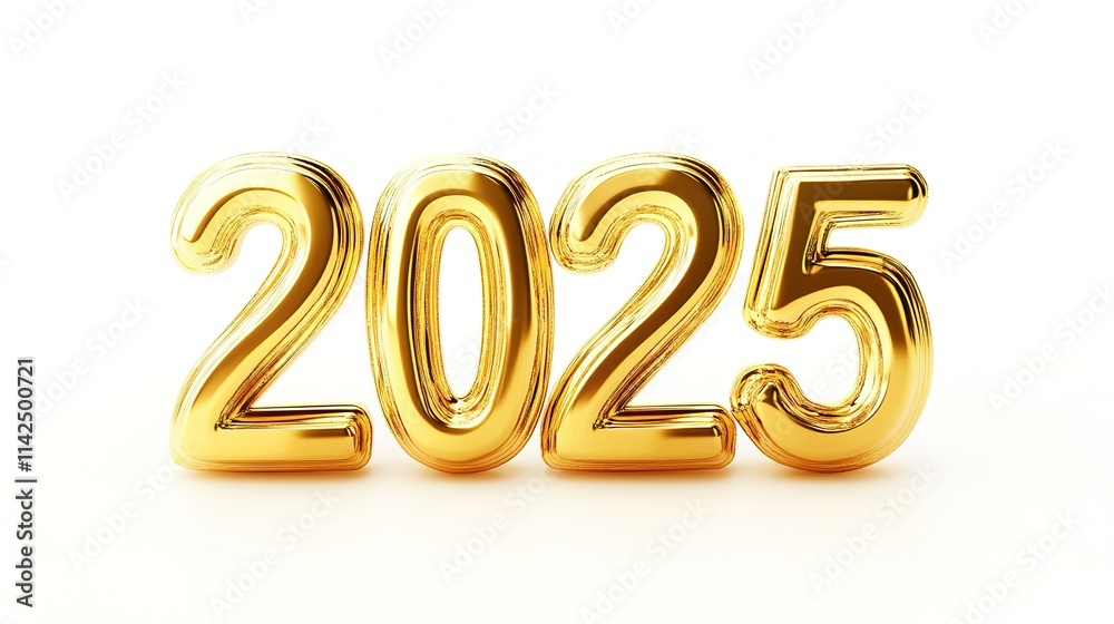 Gold Numbers 2025 New Year
Gold Numbers 2025 New Year
