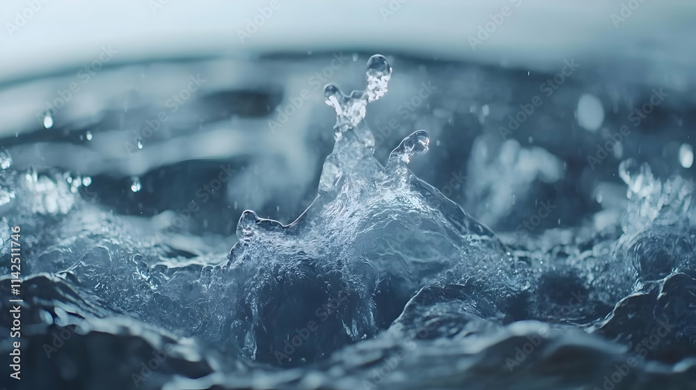 Dynamic Water Splash Illustration Dynamic Water Splash Illustration
