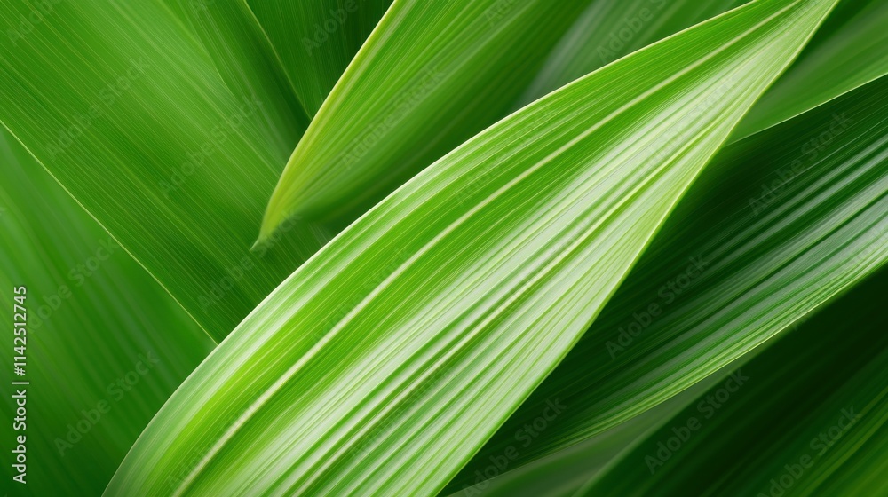 A leafy green plant with a long, thin stem A leafy green plant with a long, thin stem