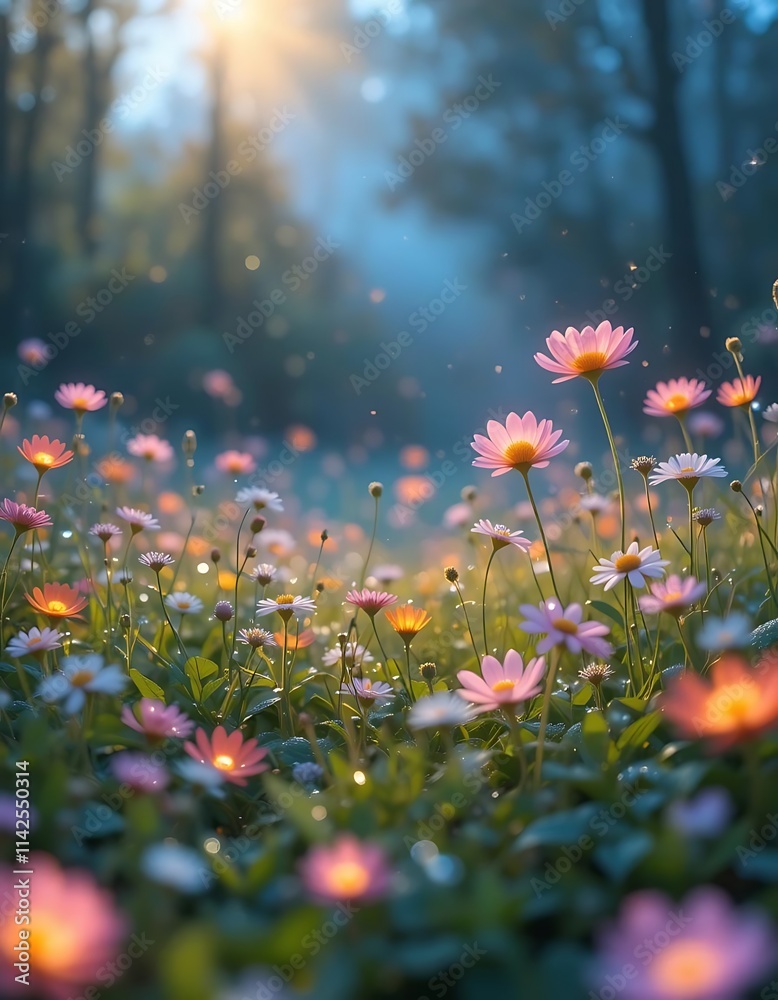 flowers in the meadow flowers in the meadow
