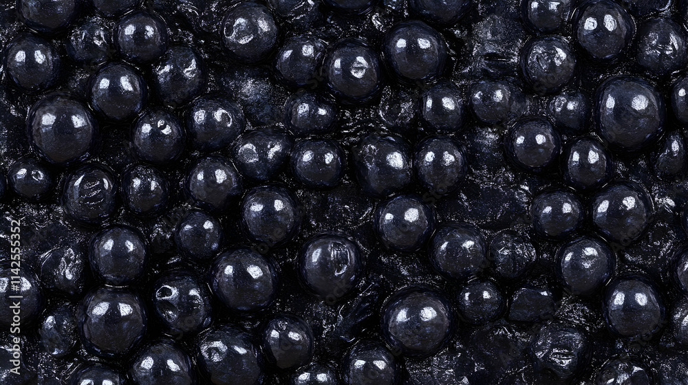 Dark Abstract 3D Background of Glossy Spheres Dark Abstract 3D Background of Glossy Spheres