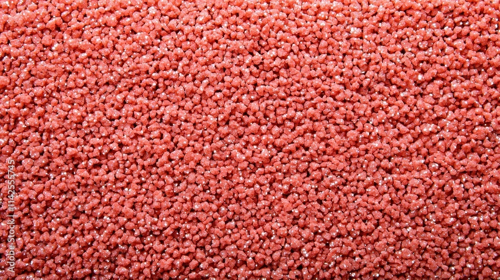 Fototapeta premium Colorful Small Granules of Pink Plastic Material for Various Uses