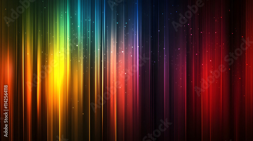 Vertical line colored