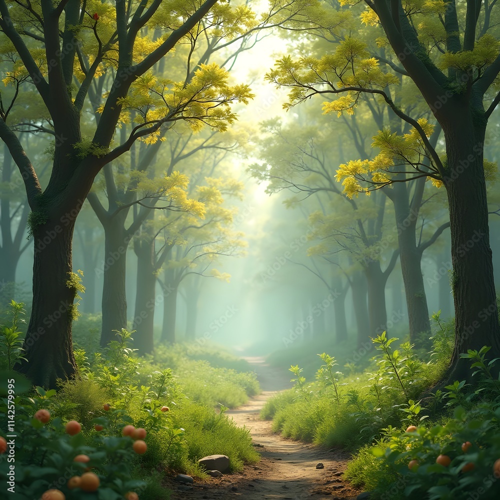Enchanted Forest: A Symphony of Apricot, Pear, and Guaiac Wood