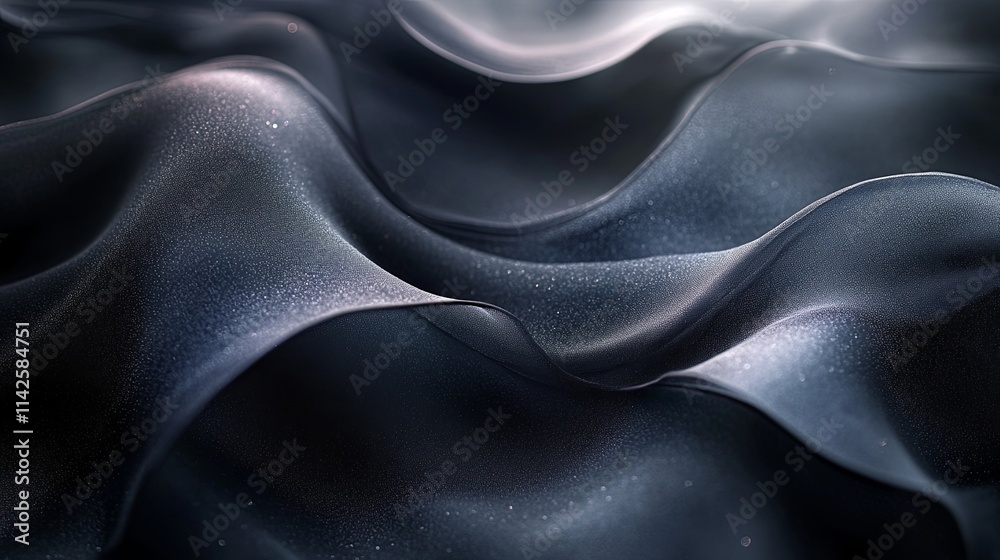 Obraz premium Soft Pastel Waves with Dark Background Texture