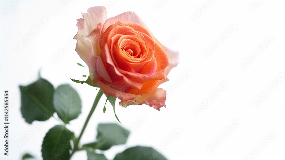 Peace Rose on an isolated white background, object focused, png, stock image, hd quality Peace Rose on an isolated white background, object focused, png, stock image, hd quality