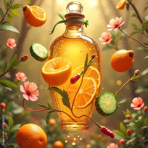 Enchanting Fusion: Fennel, Citrus Zest, and Honey Magic