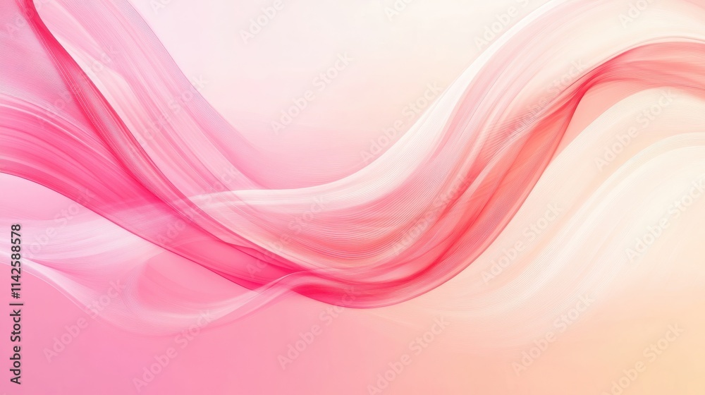 Abstract Pink and White Wave Design Background Abstract Pink and White Wave Design Background