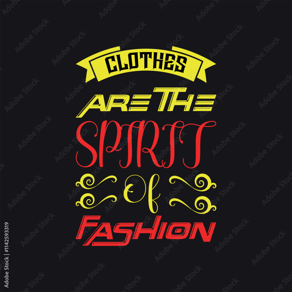 Obraz premium Typography T-shirt