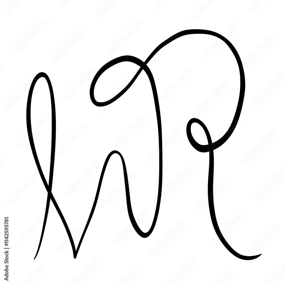 Hand drawn line line doodle curve spiral line Hand drawn line line doodle curve spiral line