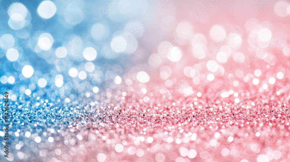 Celebratory Pastel Pink and Blue Glittery Background with Bokeh for Joyous Occasions Celebratory Pastel Pink and Blue Glittery Background with Bokeh for Joyous Occasions