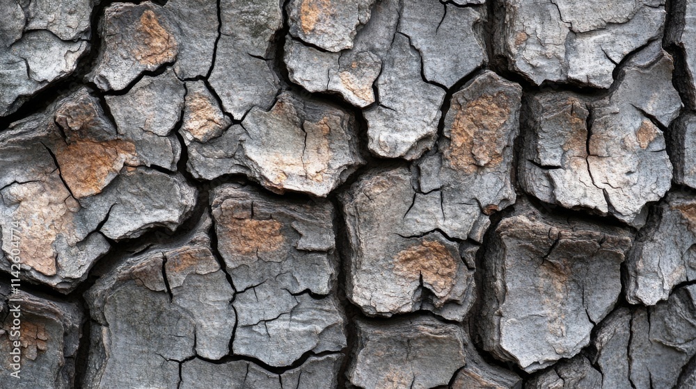 Gray Tree Bark Texture Showing Deep Cracks Gray Tree Bark Texture Showing Deep Cracks