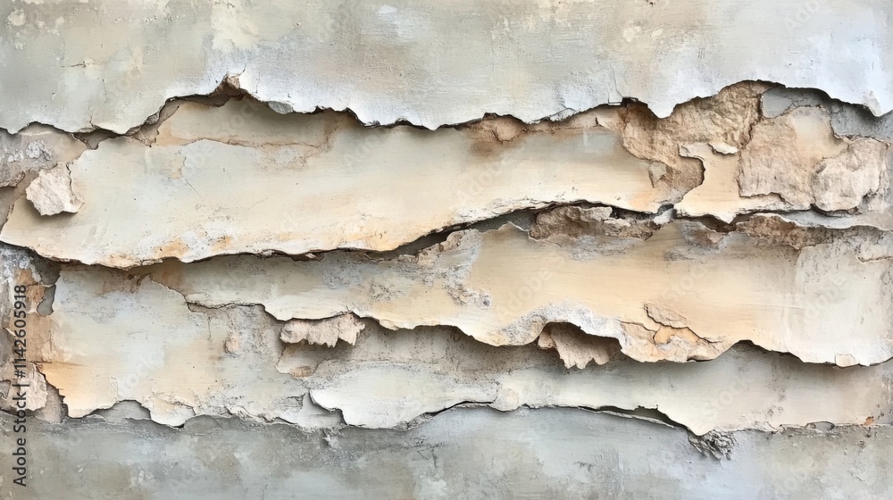 Flaking Paint Reveals Aged Weathered Wall Texture Flaking Paint Reveals Aged Weathered Wall Texture